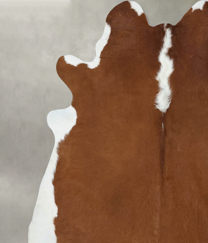 Hereford XX-Large Brazilian Cowhide Rug 8'5"H x 7'3"W #B18125 by Hudson Hides