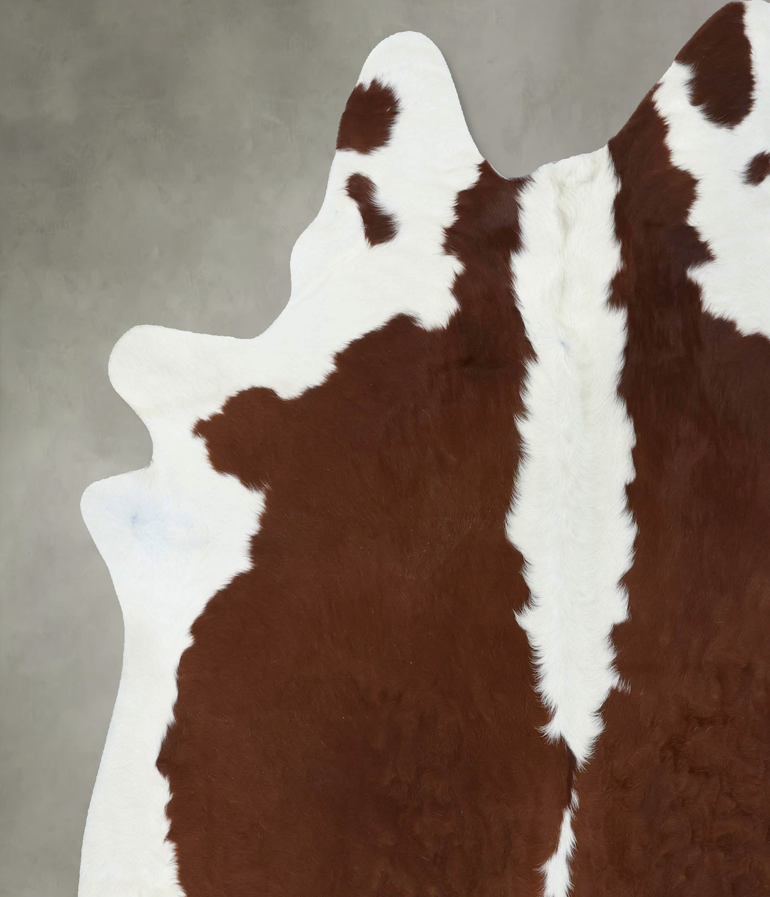 Hereford XX-Large Brazilian Cowhide Rug 7'9"H x 6'10"W #B18129 by Huds