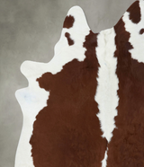 Hereford XX-Large Brazilian Cowhide Rug 7'9"H x 6'10"W #B18129 by Hudson Hides