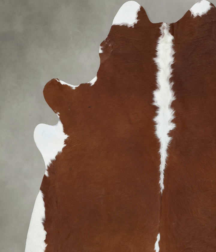 Hereford XX-Large Brazilian Cowhide Rug 7'10"H x 7'0"W #B18135 by Hudson Hides