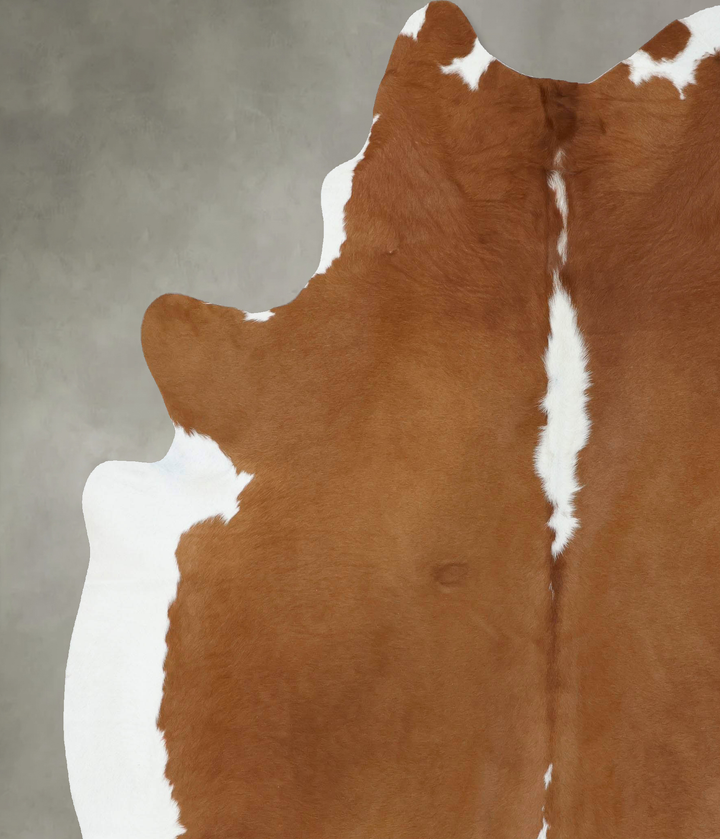 Hereford XX-Large Brazilian Cowhide Rug 8'4"H x 6'11"W #B18137 by Hudson Hides