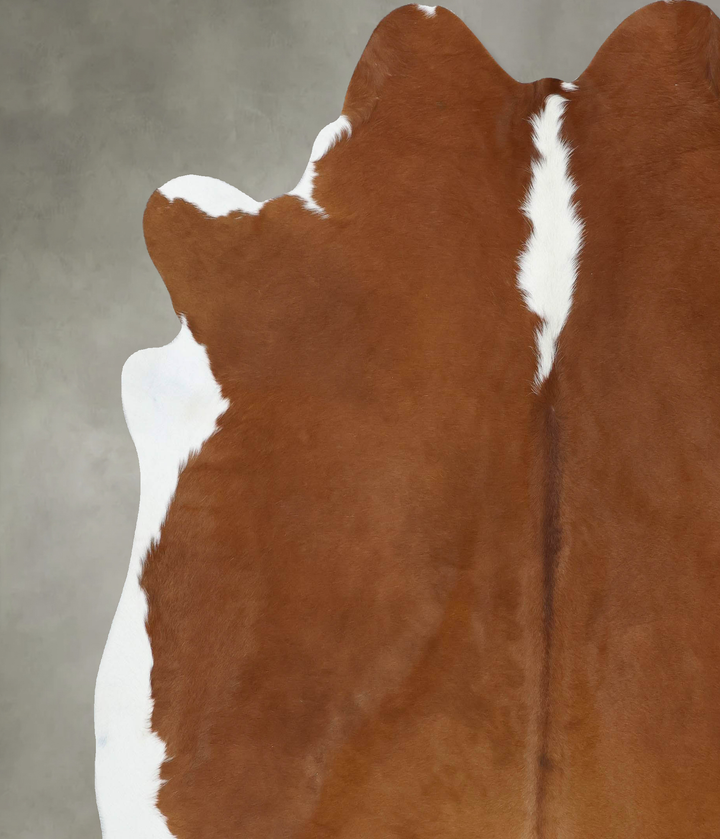 Hereford XX-Large Brazilian Cowhide Rug 8'4"H x 7'3"W #B18138 by Hudson Hides