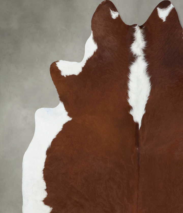 Hereford XX-Large Brazilian Cowhide Rug 7'8"H x 7'3"W #B18141 by Hudson Hides
