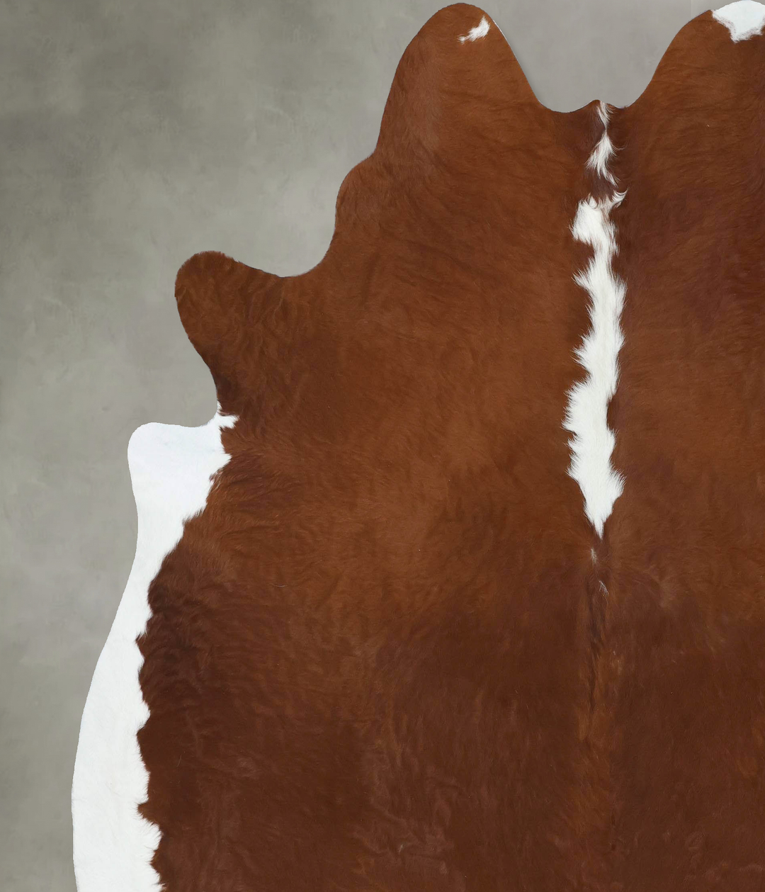 Hereford XX-Large Brazilian Cowhide Rug 8'0"H x 7'6"W #B18142 by Hudso