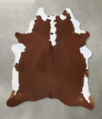 Hereford XX-Large Brazilian Cowhide Rug 7'8"H x 6'7"W #B18143 by Hudson Hides