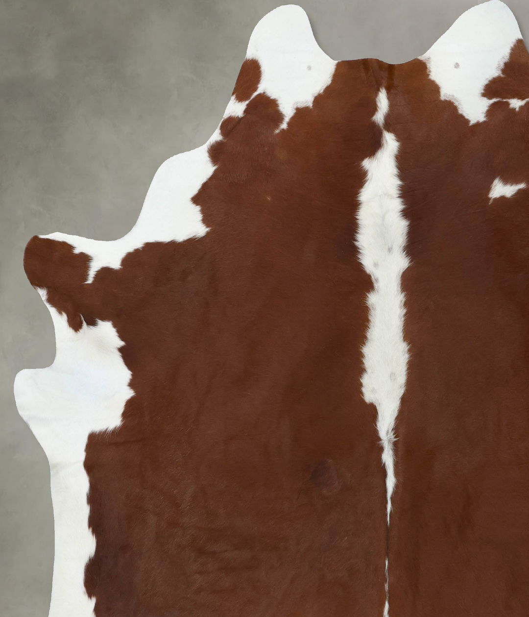 Hereford XX-Large Brazilian Cowhide Rug 8'0"H x 6'11"W #B18148 by Huds
