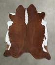 Hereford XX-Large Brazilian Cowhide Rug 7'7"H x 7'5"W #B18152 by Hudson Hides