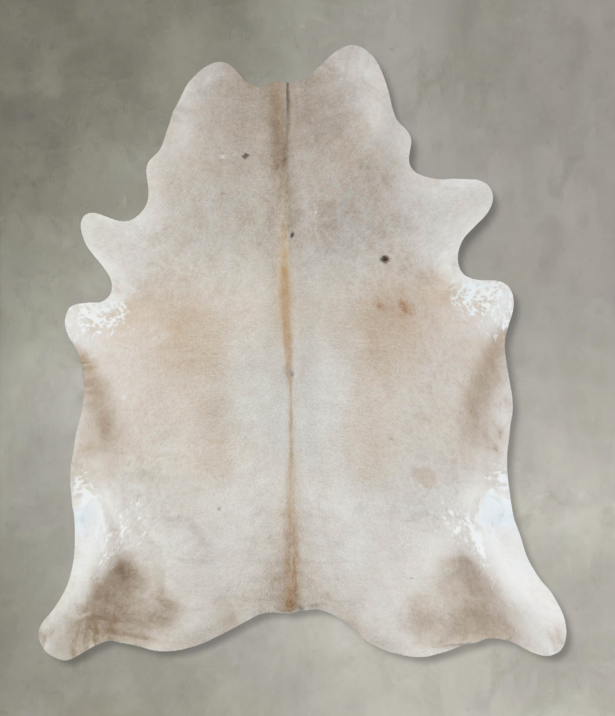 Champagne XX-Large Brazilian Cowhide Rug 8'2"H x 7'0"W #B18156 by Hudson Hides