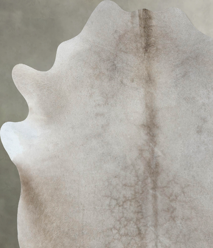 Champagne X-Large Brazilian Cowhide Rug 7'4"H x 6'8"W #B18157 by Hudson Hides