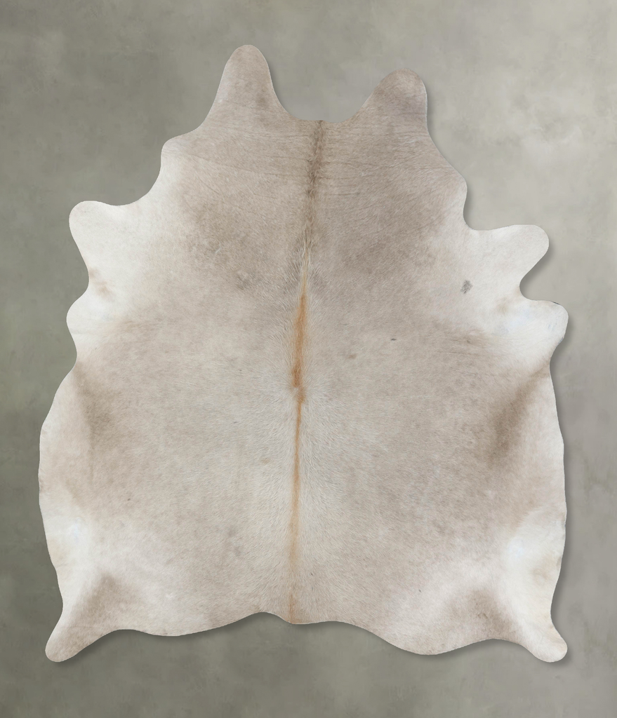 Champagne XX-Large Brazilian Cowhide Rug 8'9"H x 6'11"W #B18165 by Hudson Hides
