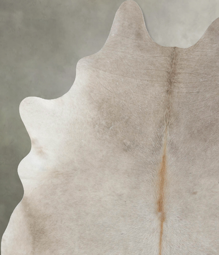 Champagne XX-Large Brazilian Cowhide Rug 8'9"H x 6'11"W #B18165 by Hudson Hides