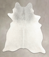 Medium Grey X-Large Brazilian Cowhide Rug 7'4"H x 6'0"W #B1817 by Hudson Hides