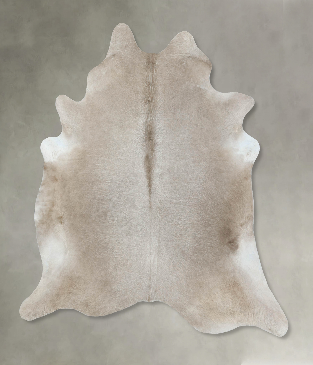 Champagne XX-Large Brazilian Cowhide Rug 7'8"H x 6'11"W #B18177 by Hud