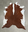 Hereford XX-Large Brazilian Cowhide Rug 8'4"H x 7'1"W #B18180 by Hudson Hides