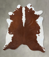 Hereford XX-Large Brazilian Cowhide Rug 8'4"H x 7'1"W #B18180 by Hudson Hides
