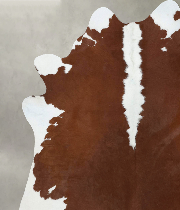 Hereford XX-Large Brazilian Cowhide Rug 8'4"H x 7'1"W #B18180 by Hudson Hides