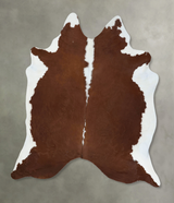 Hereford XX-Large Brazilian Cowhide Rug 7'9"H x 6'8"W #B18183 by Hudson Hides
