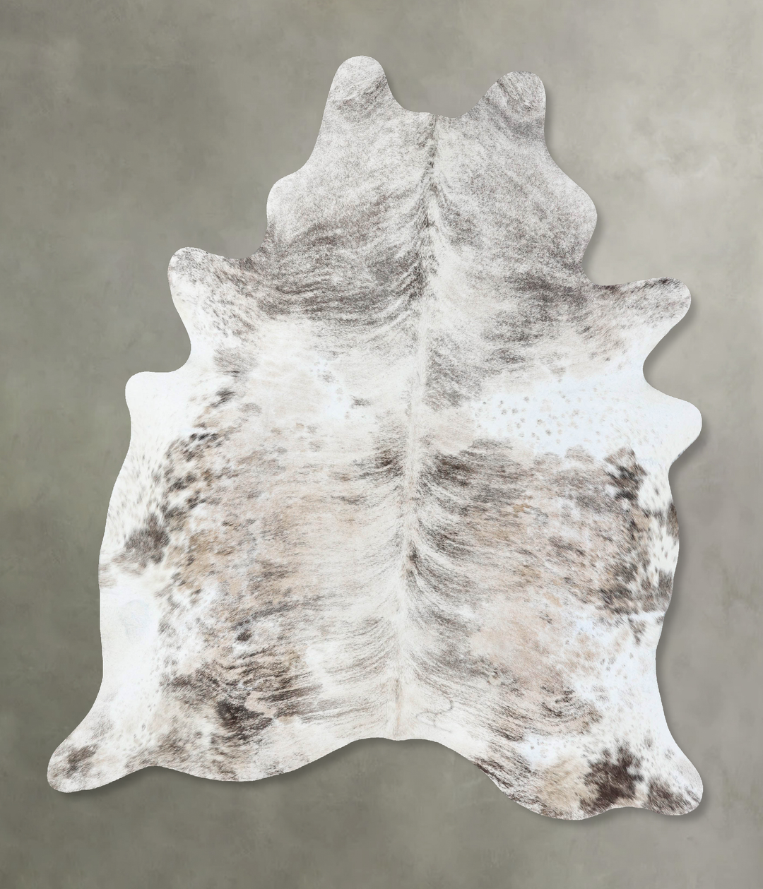 Light Brindle XX-Large Brazilian Cowhide Rug 7'11"H x 6'4"W #B18193 by