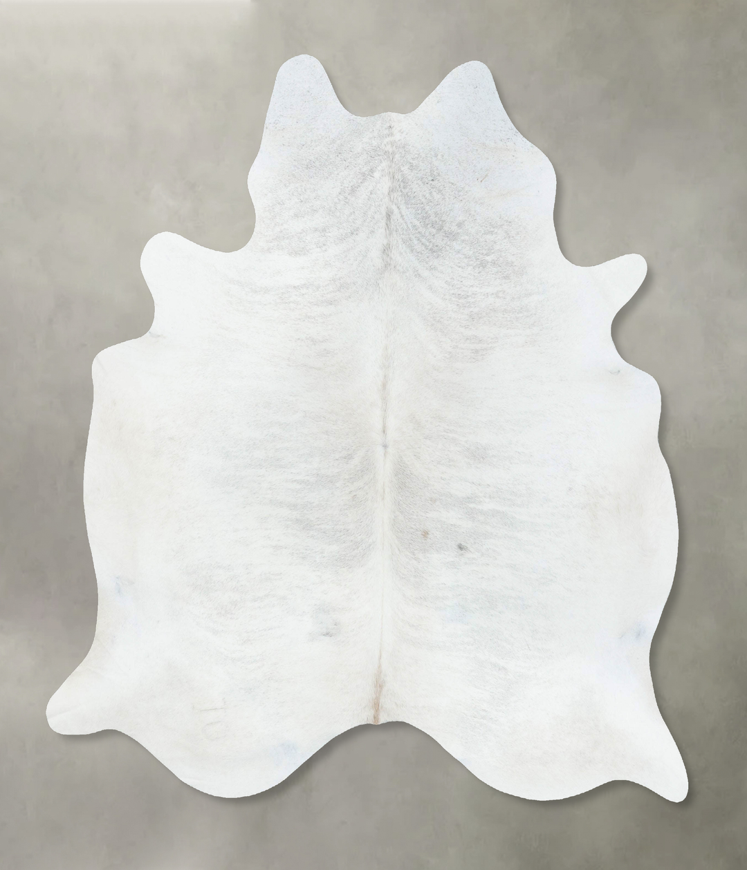 Grey Brindle X-Large Brazilian Cowhide Rug 7'1"H x 6'1"W #B18196 by Hu