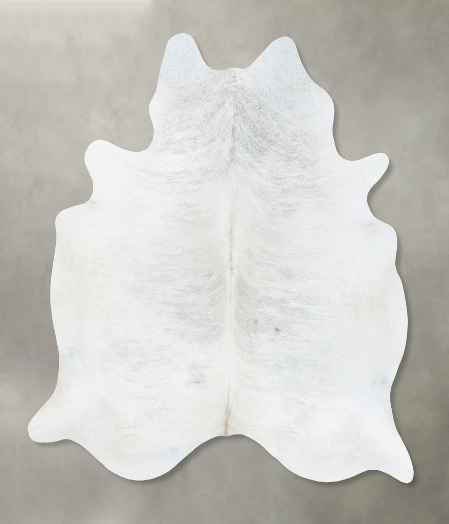 Grey Brindle X-Large Brazilian Cowhide Rug 7'1"H x 6'1"W #B18196 by Hudson Hides