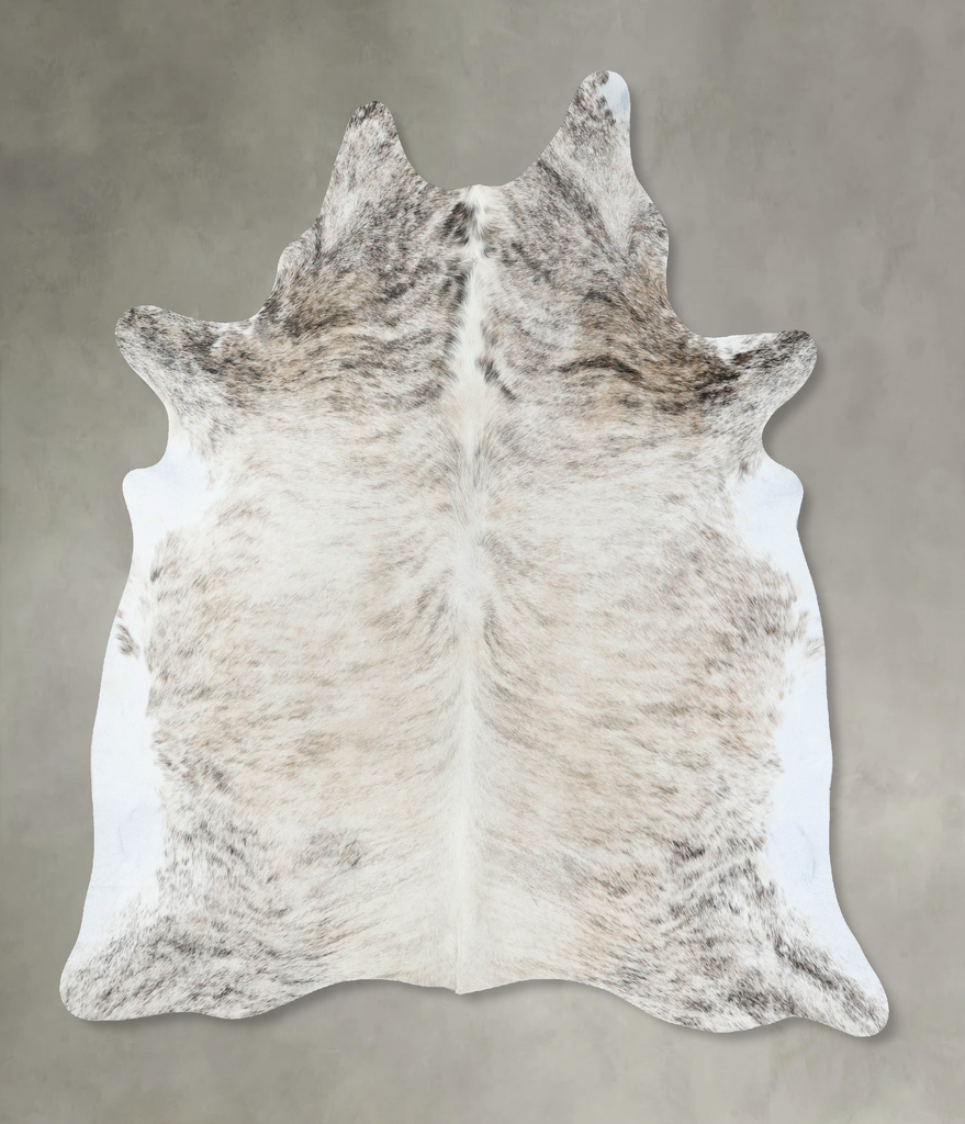 Light Brindle XX-Large Brazilian Cowhide Rug 7'6"H x 6'9"W #B18204 by Hudson Hides