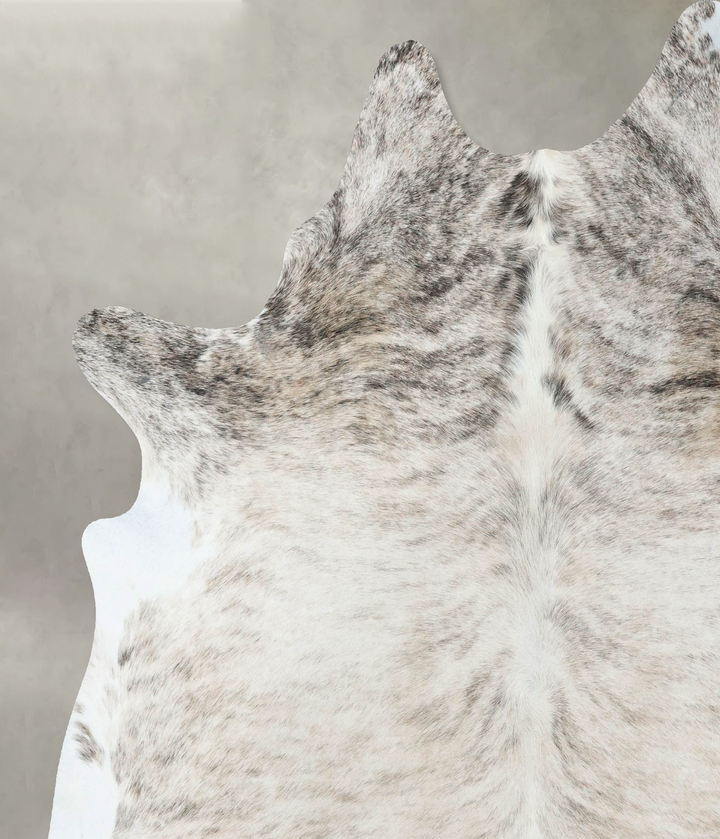 Light Brindle XX-Large Brazilian Cowhide Rug 7'6"H x 6'9"W #B18204 by Hudson Hides