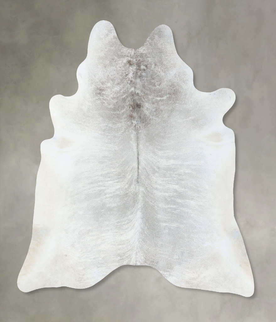 Grey Brindle XX-Large Brazilian Cowhide Rug 7'9"H x 6'11"W #B18207 by Hudson Hides