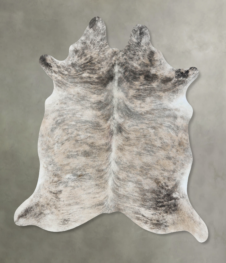 Light Brindle XX-Large Brazilian Cowhide Rug 7'10"H x 6'7"W #B18211 by Hudson Hides