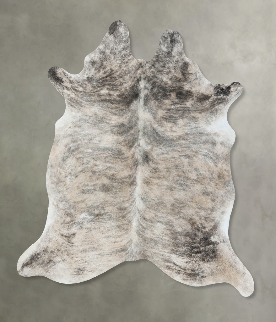 Light Brindle XX-Large Brazilian Cowhide Rug 7'10"H x 6'7"W #B18211 by Hudson Hides