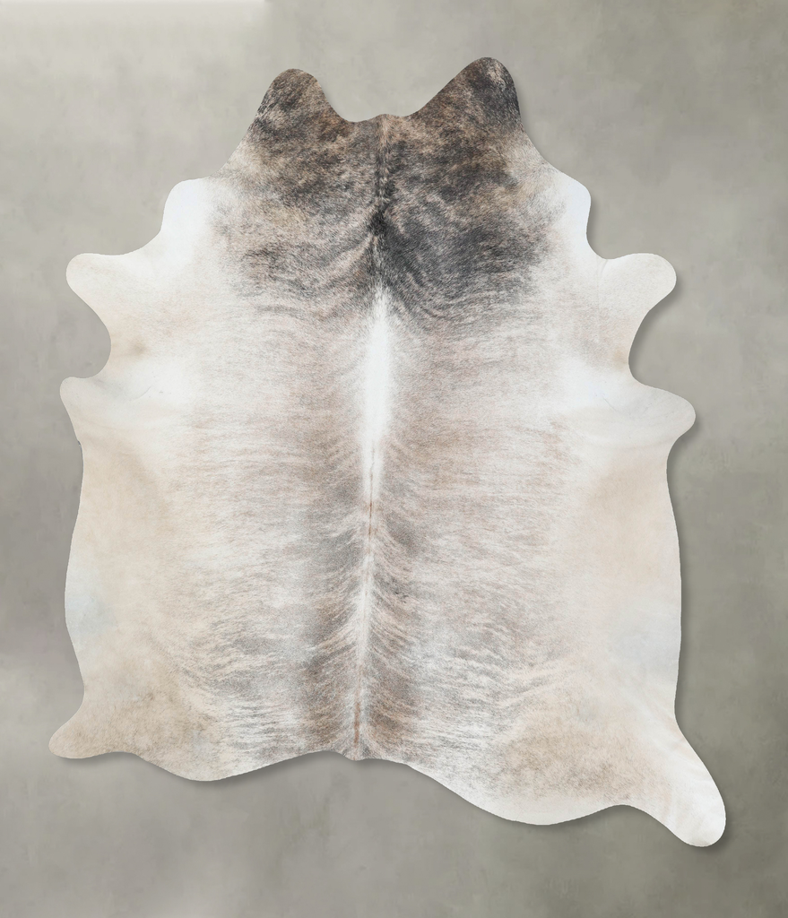 Light Brindle XX-Large Brazilian Cowhide Rug 8'7"H x 6'11"W #B18212 by Hudson Hides