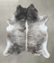 Grey Brindle XX-Large Brazilian Cowhide Rug 8'1