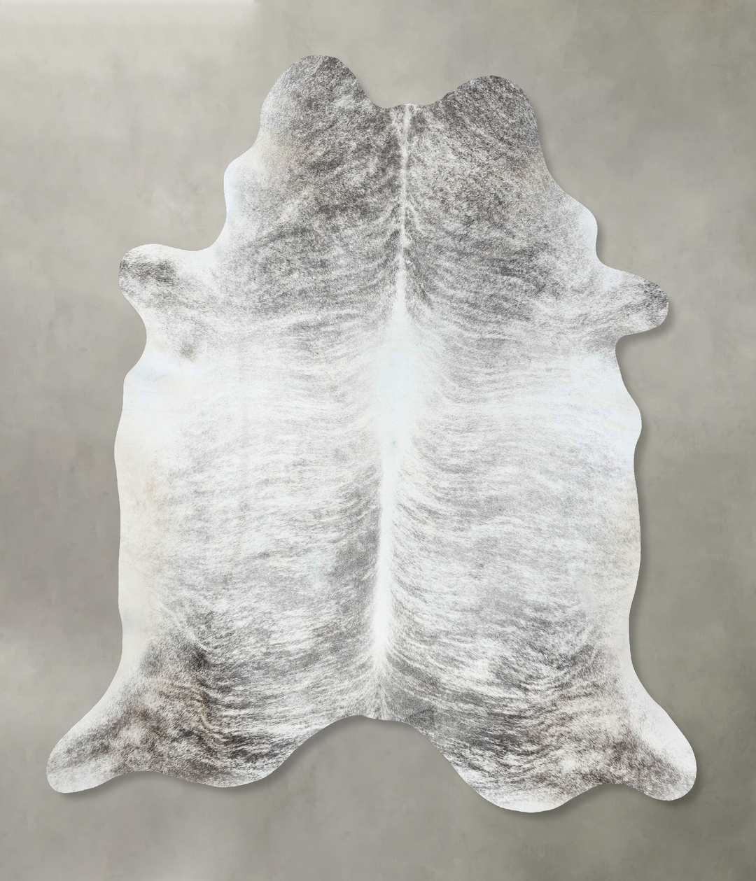 Grey Brindle XX-Large Brazilian Cowhide Rug 8'4"H x 6'9"W #B18228 by H