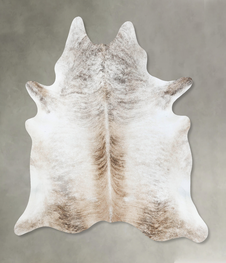 Light Brindle XX-Large Brazilian Cowhide Rug 7'10"H x 6'8"W #B18230 by Hudson Hides