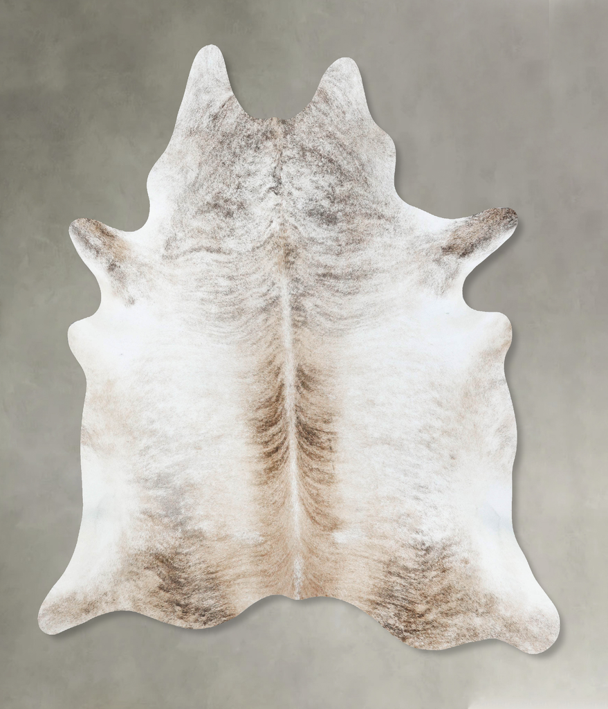 Light Brindle XX-Large Brazilian Cowhide Rug 7'10"H x 6'8"W #B18230 by Hudson Hides