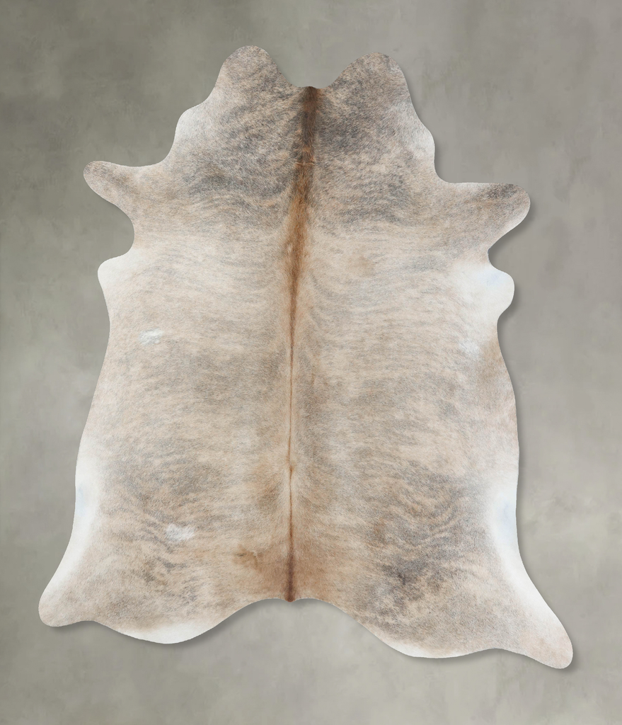 Light Brindle XX-Large Brazilian Cowhide Rug 8'4"H x 6'10"W #B18235 by Hudson Hides