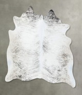 Grey Brindle X-Large Brazilian Cowhide Rug 6'5"H x 6'6"W #B18240 by Hudson Hides