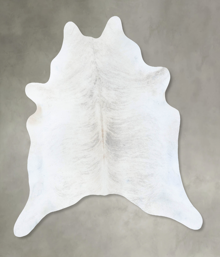 Grey Brindle X-Large Brazilian Cowhide Rug 7'5"H x 6'6"W #B18241 by Hudson Hides