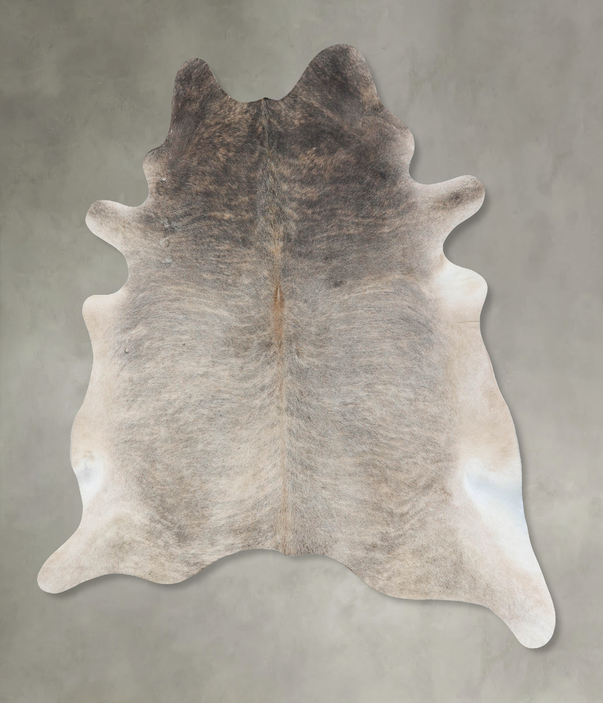 Light Brindle XX-Large Brazilian Cowhide Rug 8'11"H x 7'0"W #B18246 by Hudson Hides