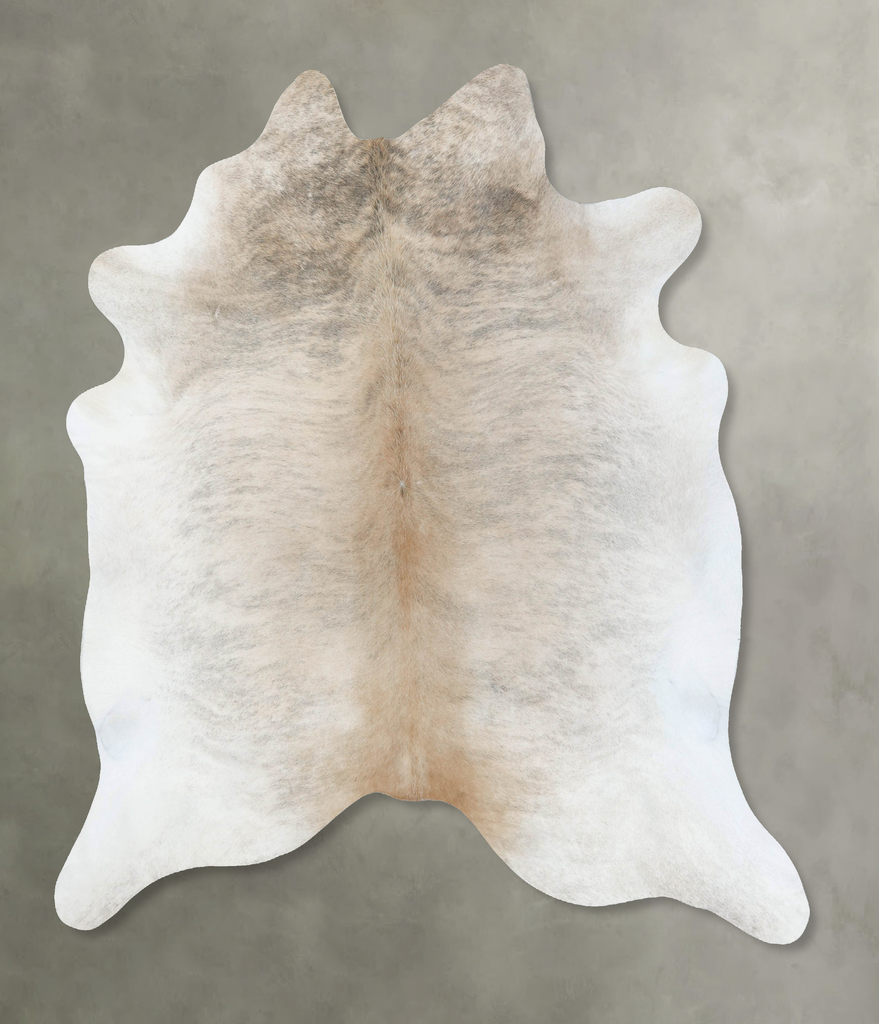 Light Brindle XX-Large Brazilian Cowhide Rug 8'0"H x 7'3"W #B18247 by Hudson Hides