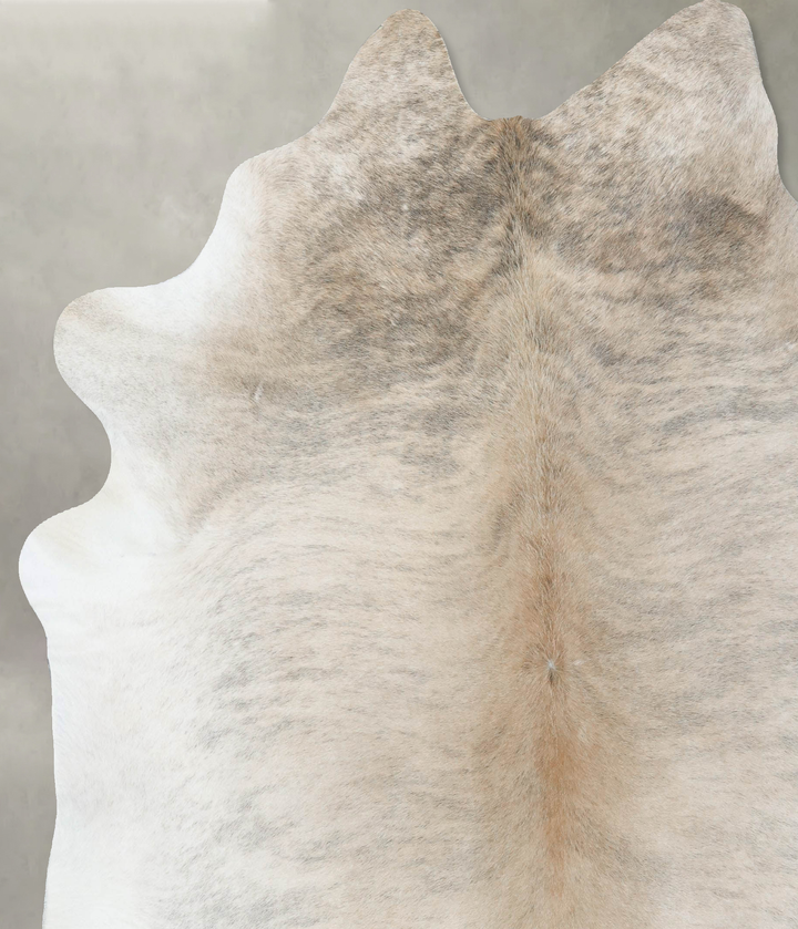 Light Brindle XX-Large Brazilian Cowhide Rug 8'0"H x 7'3"W #B18247 by Hudson Hides