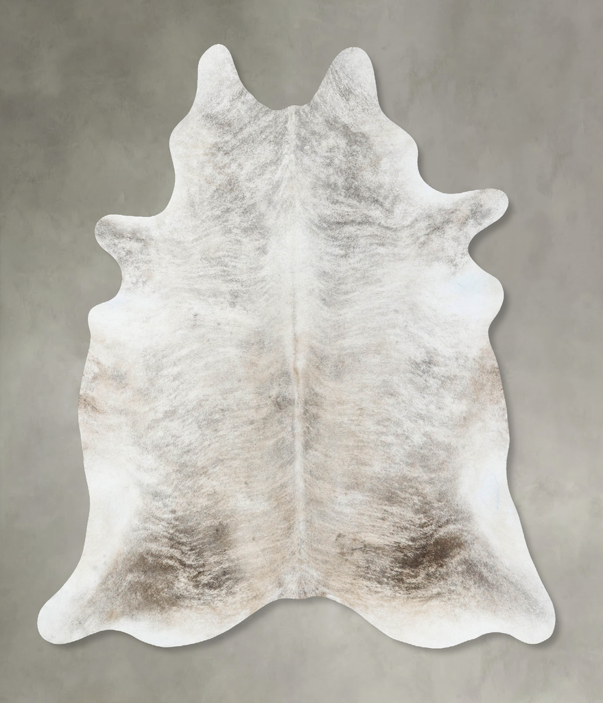 Light Brindle XX-Large Brazilian Cowhide Rug 7'10"H x 6'9"W #B18258 by Hudson Hides