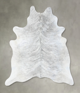 Grey Brindle X-Large Brazilian Cowhide Rug 7'0"H x 6'2"W #B18261 by Hudson Hides
