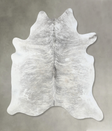 Grey Brindle X-Large Brazilian Cowhide Rug 7'2"H x 6'4"W #B18267 by Hudson Hides
