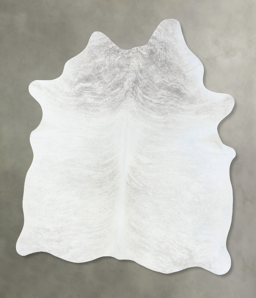 Grey Brindle X-Large Brazilian Cowhide Rug 7'1"H x 5'8"W #B18269 by Hudson Hides