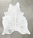 Grey Brindle X-Large Brazilian Cowhide Rug 7'5"H x 6'0"W #B18276 by Hudson Hides