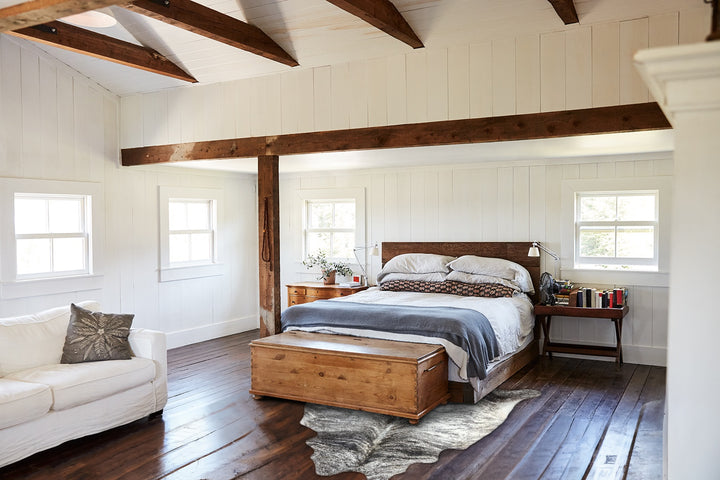 Grey Brindle X-Large Brazilian Cowhide Rug 7'7"H x 6'4"W #B18288 by Hudson Hides