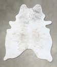 Light Brindle X-Large Brazilian Cowhide Rug 7'4"H x 5'9"W #B18291 by Hudson Hides