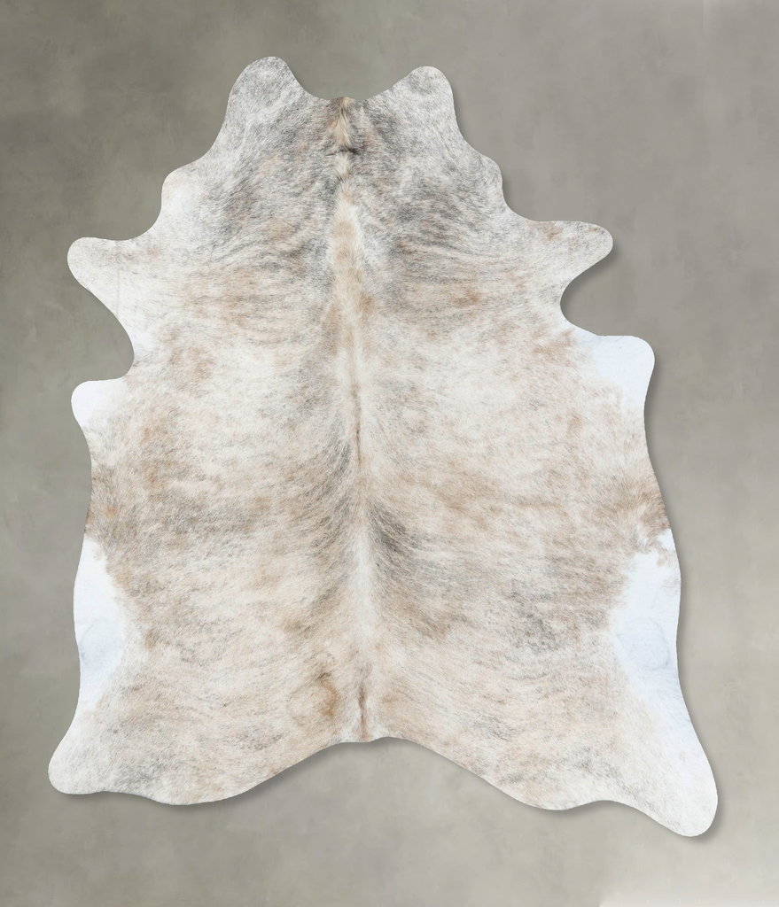 Light Brindle X-Large Brazilian Cowhide Rug 7'6"H x 5'10"W #B18293 by Hudson Hides