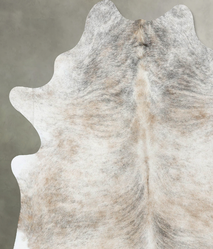 Light Brindle X-Large Brazilian Cowhide Rug 7'6"H x 5'10"W #B18293 by Hudson Hides