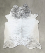 Grey Brindle XX-Large Brazilian Cowhide Rug 8'7"H x 7'2"W #B18304 by Hudson Hides
